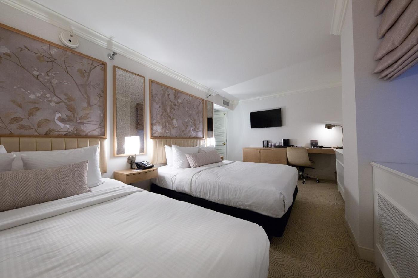 Kamer met 2 Queensize Bedden