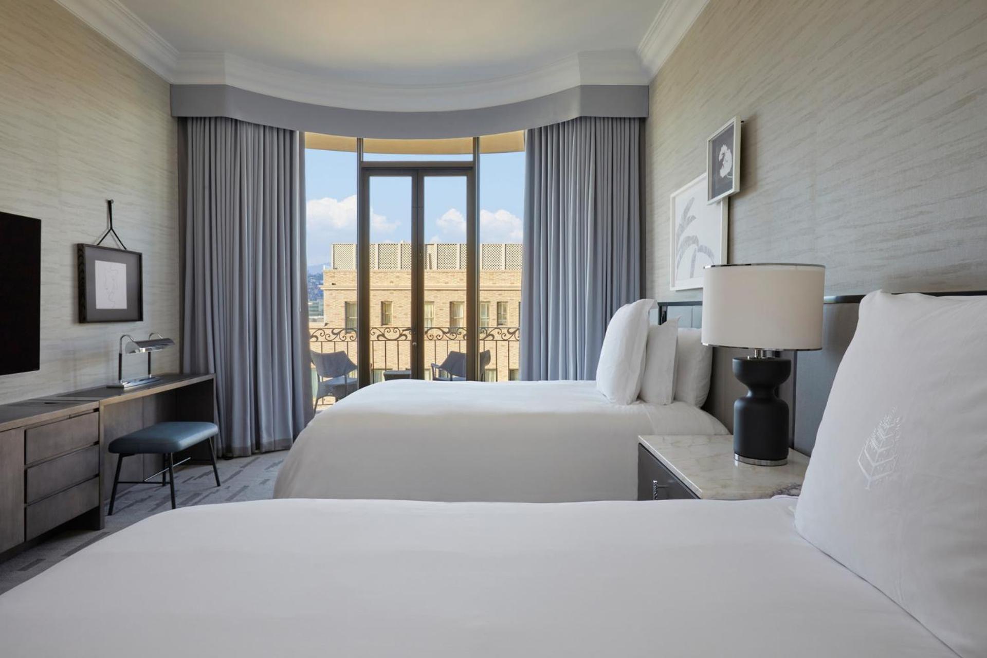 Double Room Two Double Beds Balcony