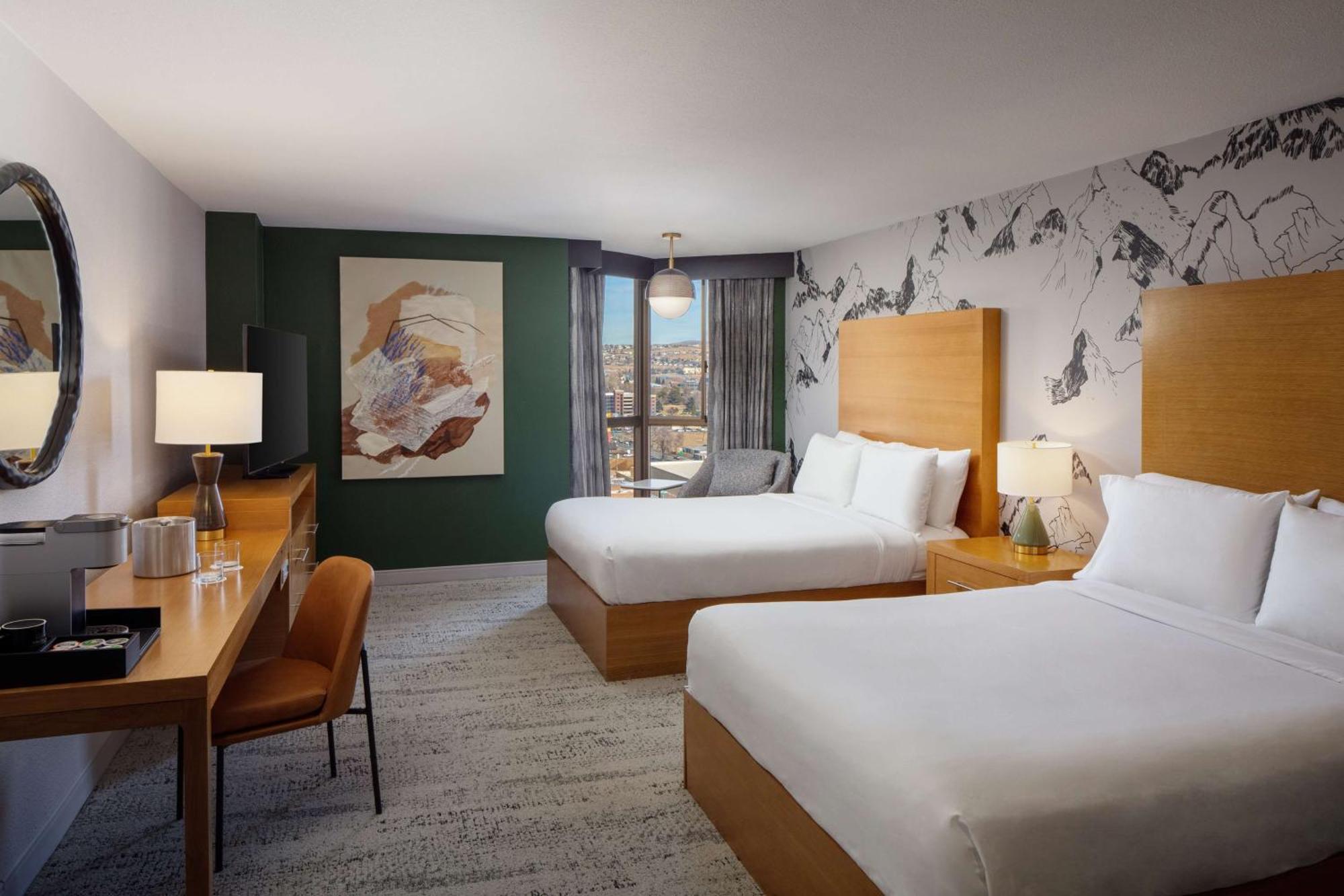 Queen Room Two Queen Beds Bath Tub Executive Floor or Mobility Accessible