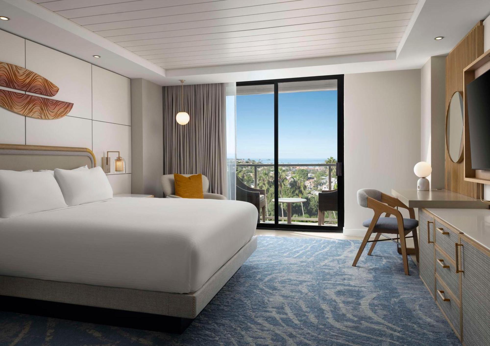 Habitación con cama extragrande y vistas al mar - planta superior