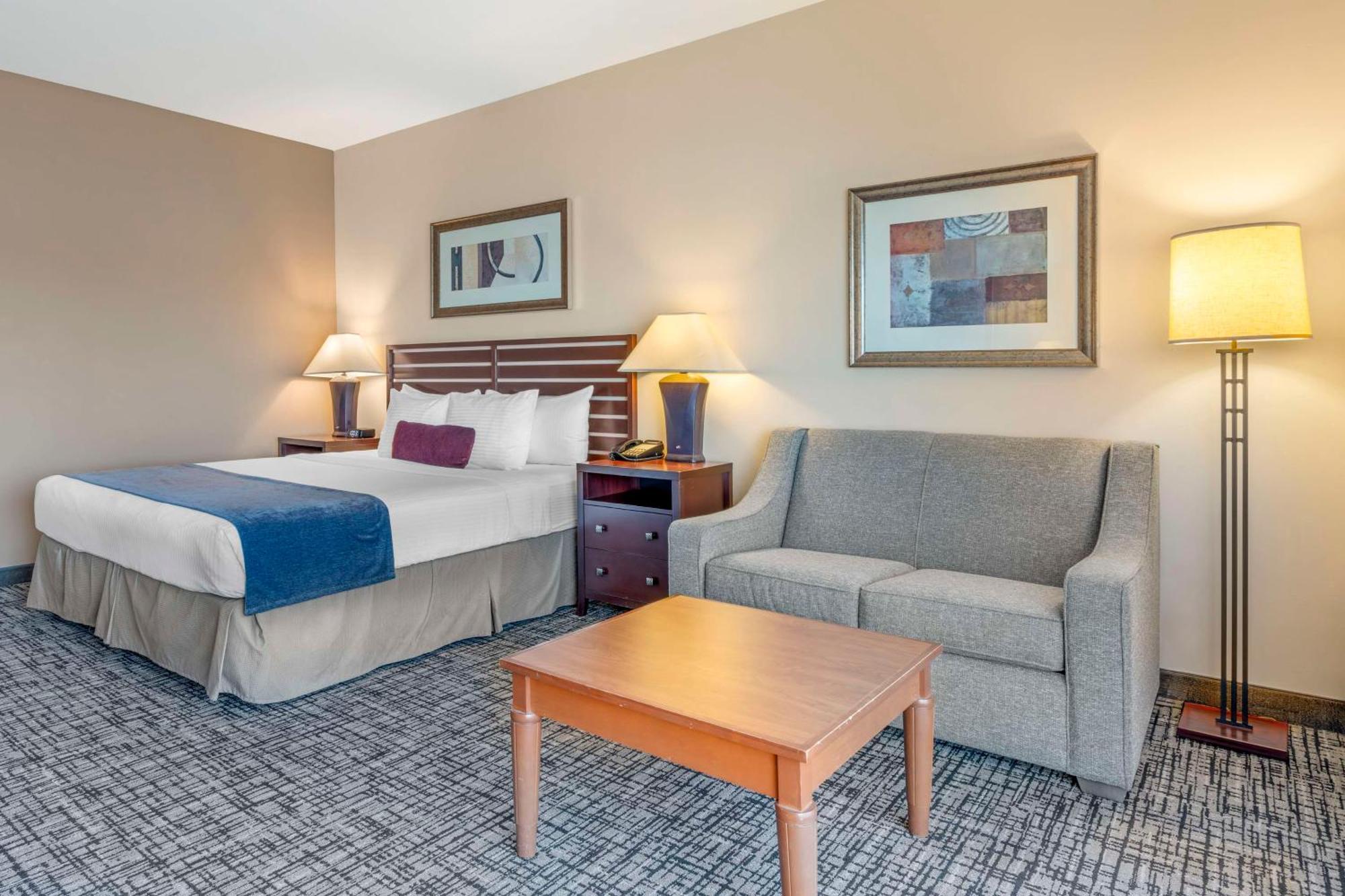 Zimmer mit Kingsize-Bett und Aussicht - barrierefrei