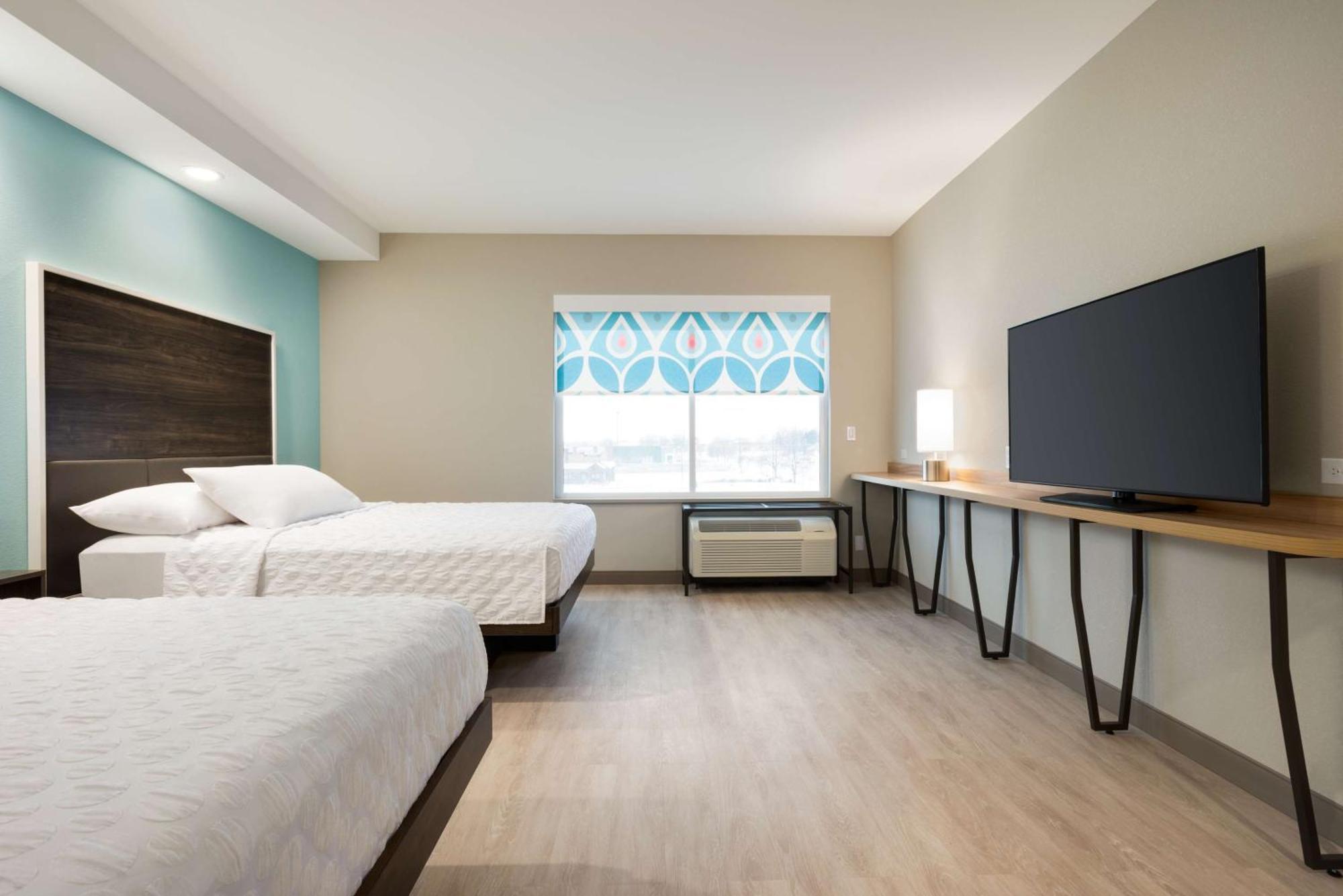 Habitación - 2 camas grandes - Adaptada para personas con discapacidad auditiva