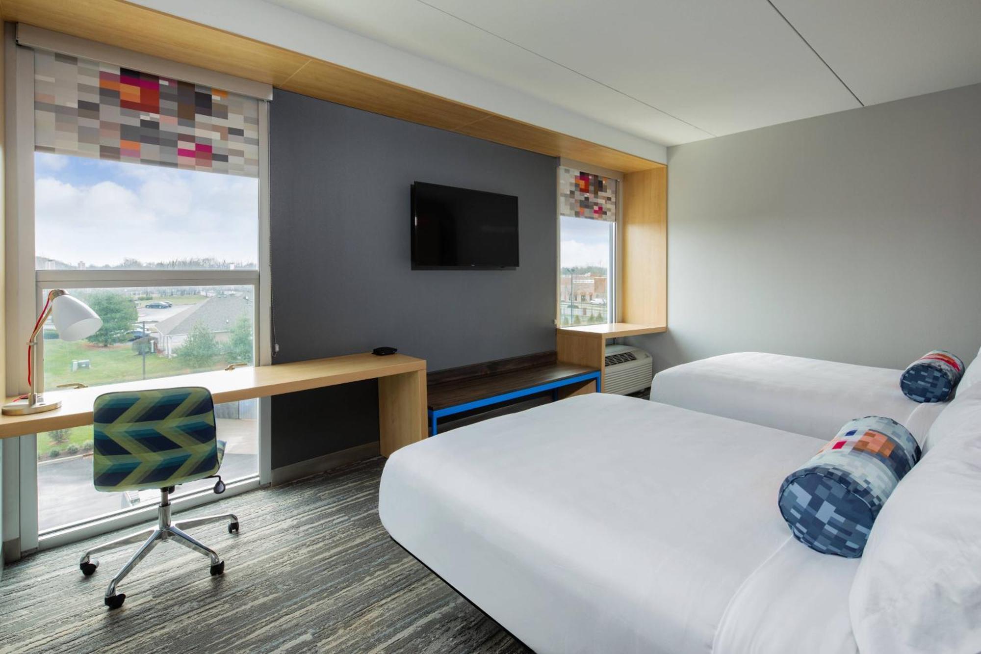 Aloft, Chambre d'Hôtes, 2 Lits Queen-Size