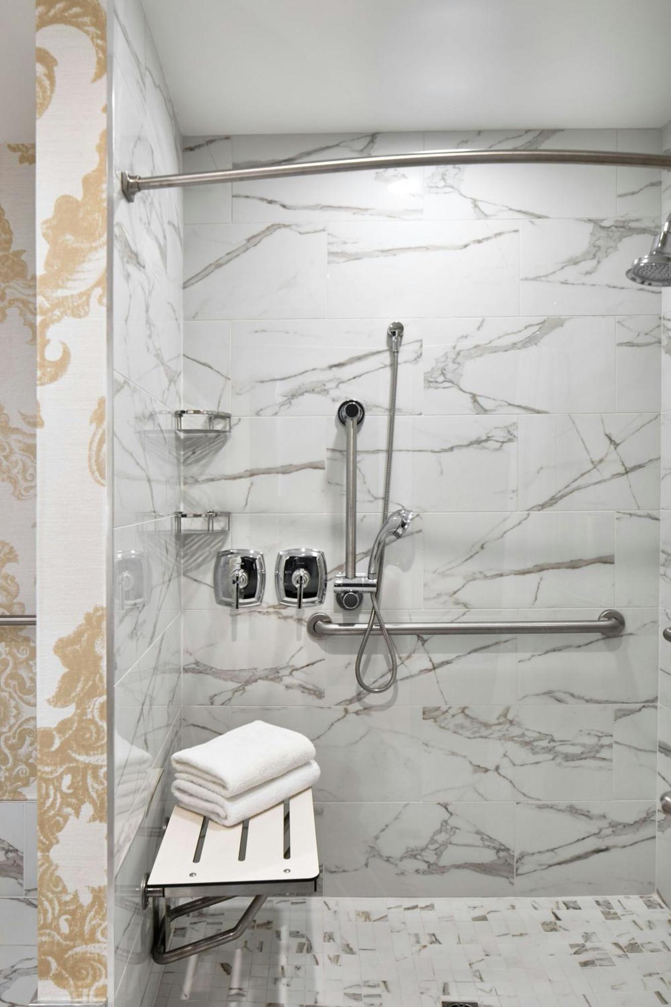 Deluxe King Room Roll Shower Mobility Accessible