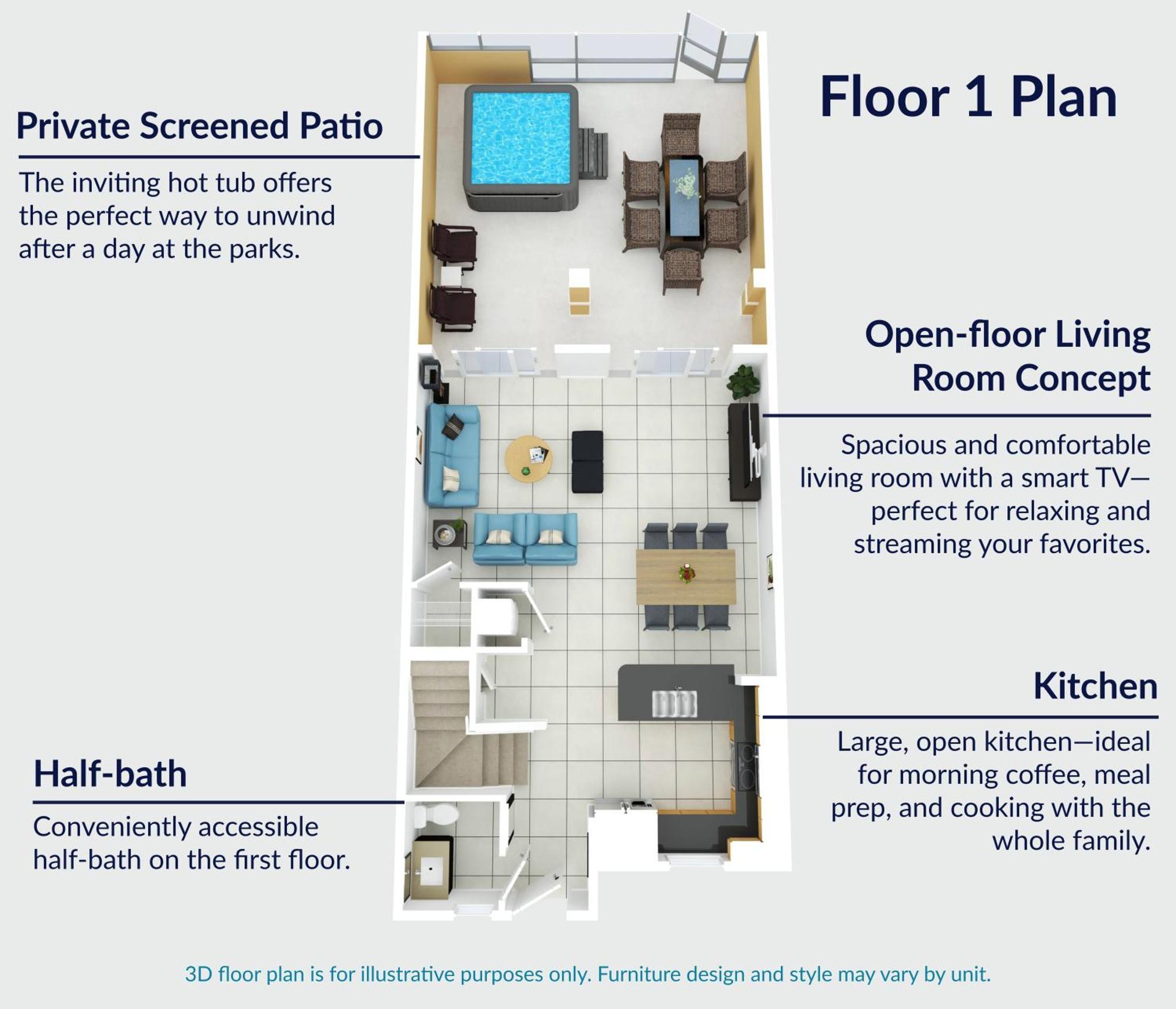 Two-Bedroom Townhouse Private Hot Tub