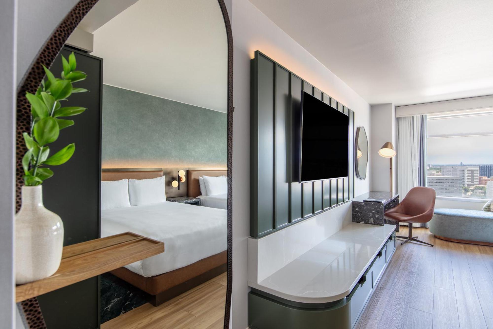 Zimmer mit 2 Queensize-Betten