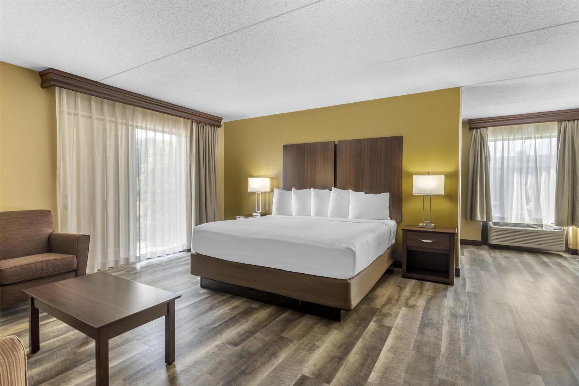 Quarto King com Acesso à Piscina Interior e Vista - Não Fumador