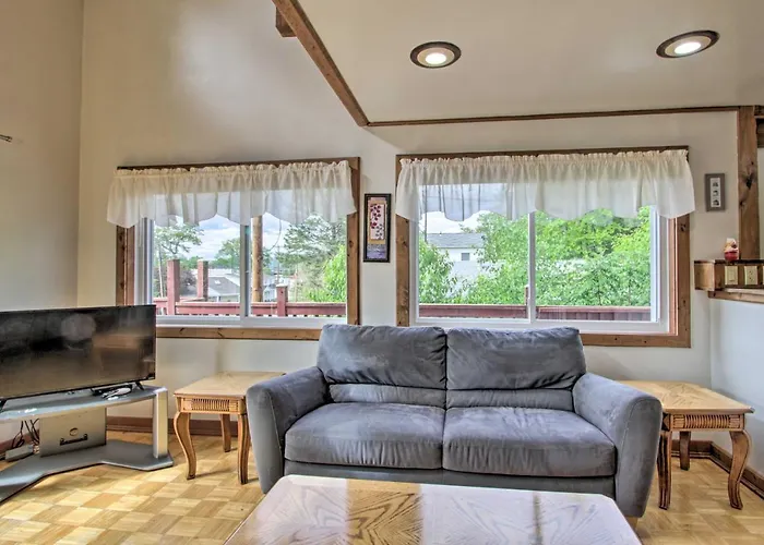 Charming Laconia Home W/ Deck: Walk To Lake!