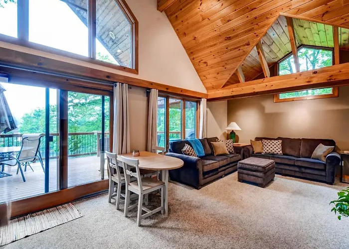 Waterfront Highland Lake Home W/ Deck + Dock