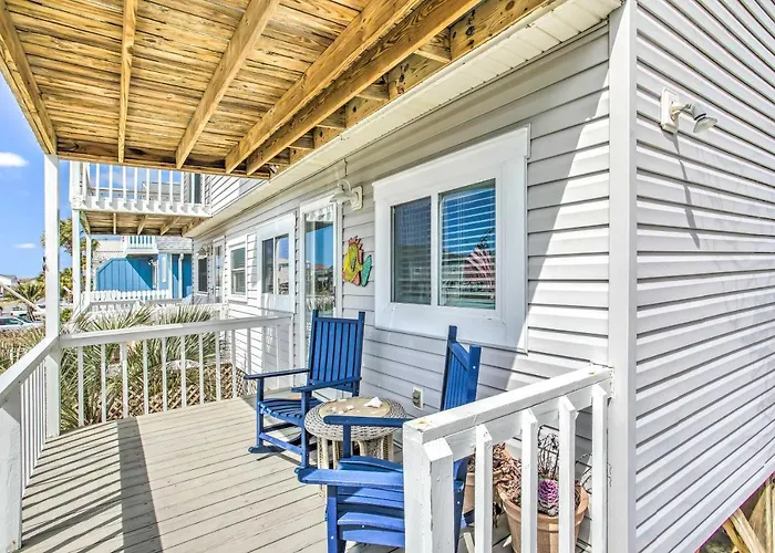 Coastal Oasis W/ Decks: Walk To Holden Beach!
