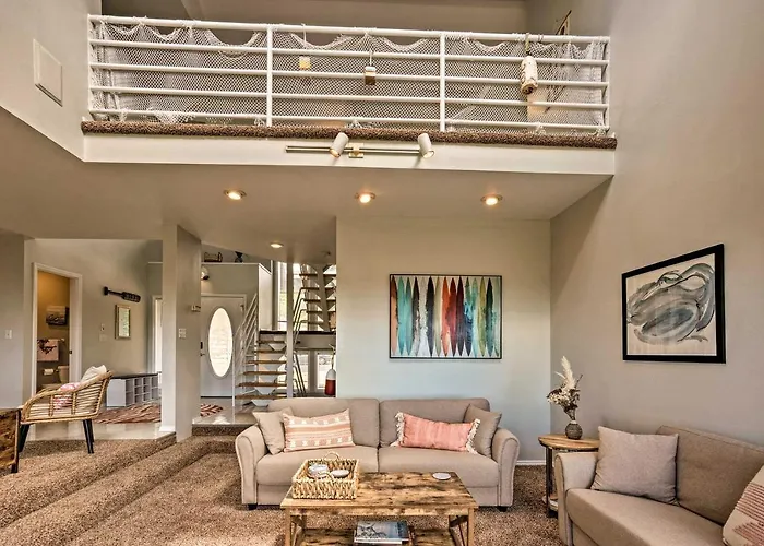 Pacific Ocean View! Chic Coos Bay Home