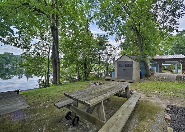 Riverfront Escape W/ Dock: 19 Mi To Saratoga!