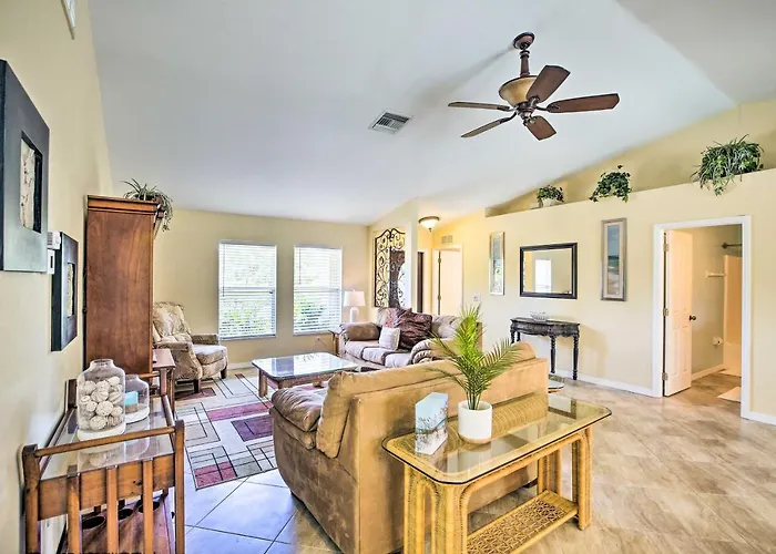 Dock & Canal Access: Cape Coral Family Home