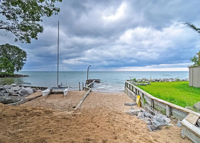 Lake Huron House W/ Grill + Beach Access!