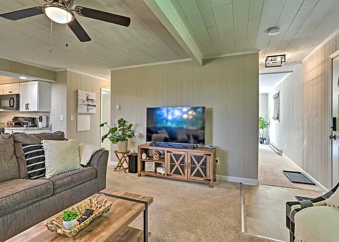 Deck & Gas Grill: Modern East Stroudsburg Home!