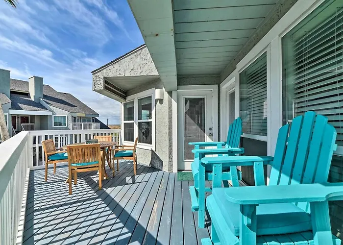 Pool W/ Spa! Beachfront Condo In Port Aransas