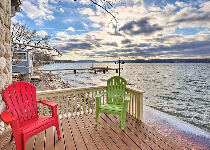 Lakefront Canandaigua Home W/ Grill, Fire Pit