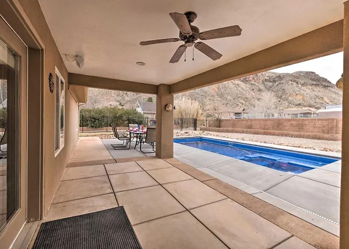 Hurricane Home W/ Pool & Spa ~ 25 Mi To Zion!