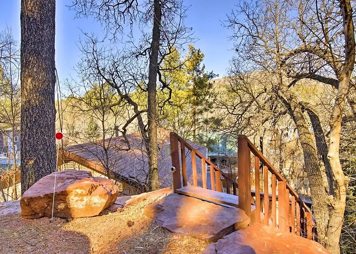 Patio, Grill + Mogollon Rim Views: Payson Cabin