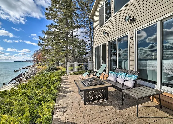 East Tawas Home W/ Patio, Lake Huron On-Site