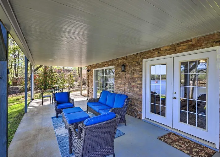 Lakefront Eatonton Home: Boat Dock + Fire Pit