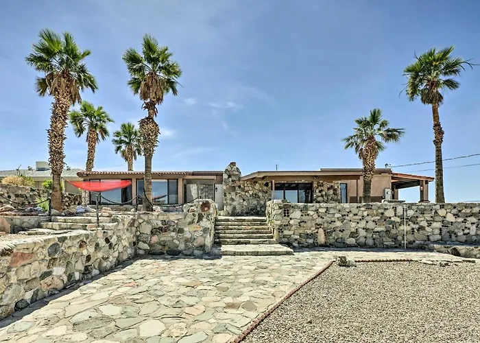 Patio & Panoramic Views: Hillside Lake Havasu Home