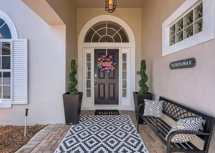 New Modern Relaxing 4 Bedroom Pool Villa Near Disney'S Parks