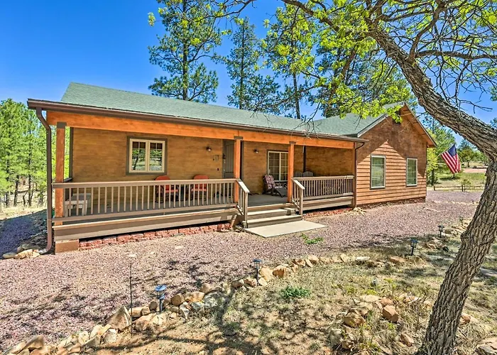 Bring A Pet: Happy Jack Cabin W/ Fire Pit!