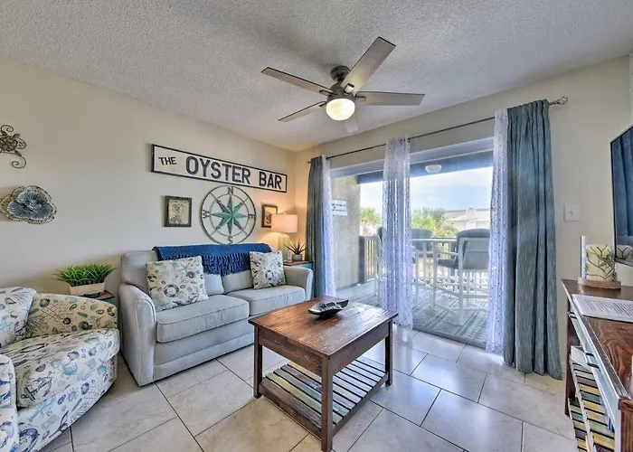 Ocean-View Fernandina Condo W/ Pool, Beach Access!