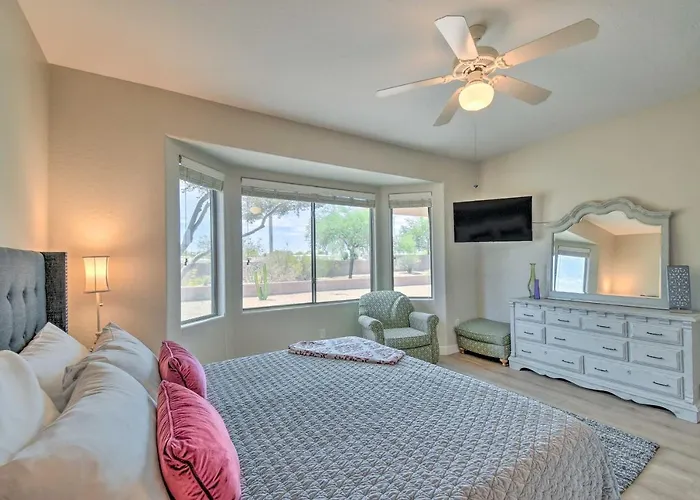 Pool & Golf On-Site! 45+ Surprise Retreat W/ Patio
