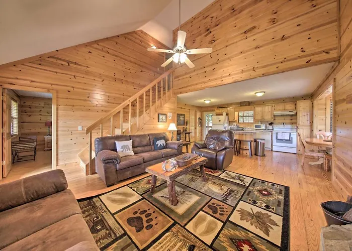 Rustic Young Harris Cabin W/ Fire Pit & Views