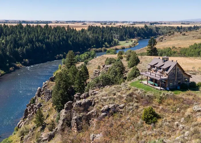 Lindas Perch By Kabino On Bank Of Henrys Fork Mtn Views Fishing 6 Acres Snake River Wifi