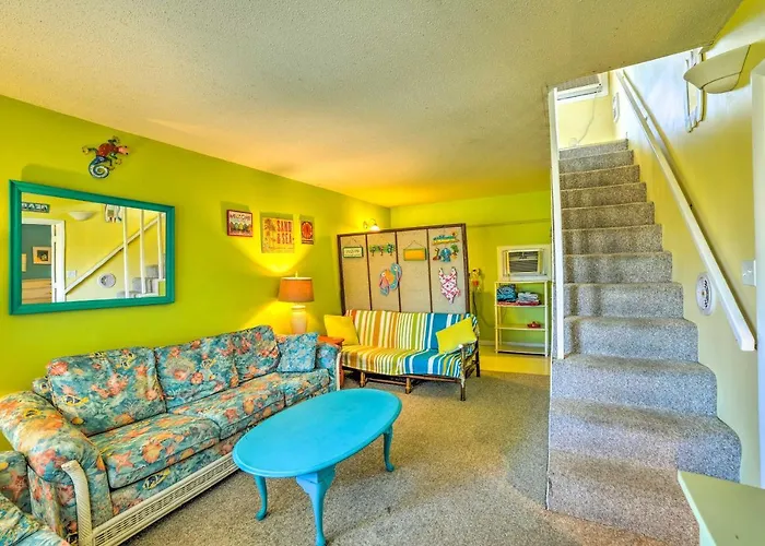 Coastal Atlantic Beach Duplex < 1 Mi To Boardwalk!