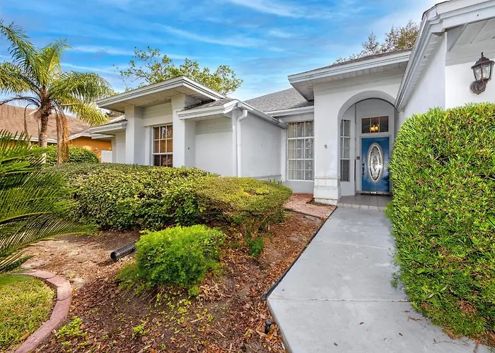 Palm Harbor Paradise - Spacious Home In Quiet Neighborhood With Heated Pool, Billiard Room, Hot Tub