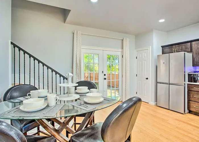 Denison Home W/ Balcony: Walk To Downtown!