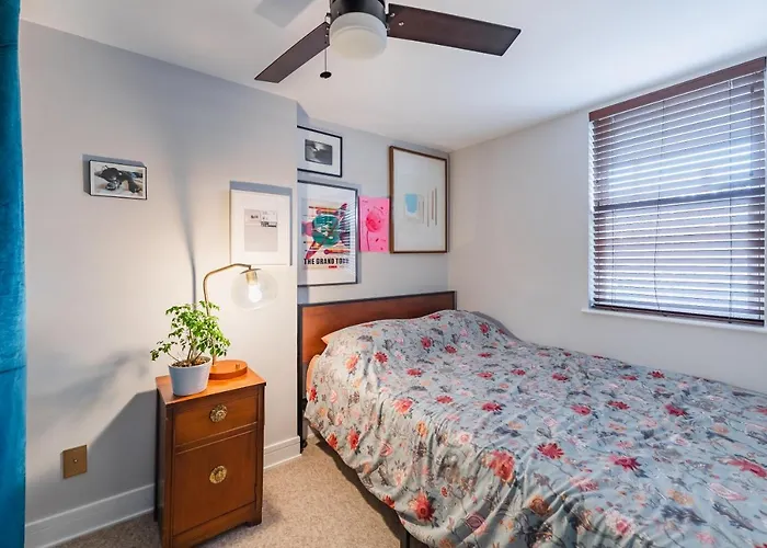 Bedroom In Thoughtfully Decorated East Passyunk Home