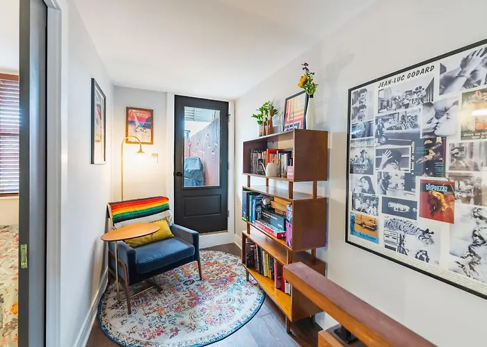 Bedroom In Thoughtfully Decorated East Passyunk Home