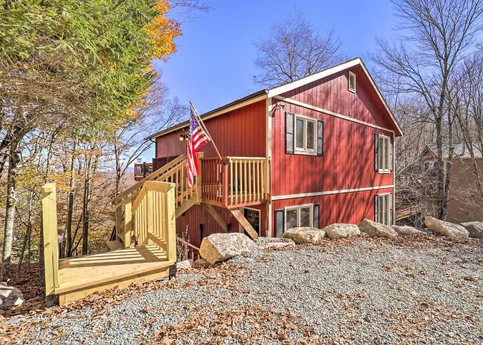 Mtn-View Cabin W/ Deck, 2 Mi To Beech Mtn Slopes!
