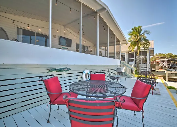 Boat Dock & Porch: Riverfront Retreat In Homosassa