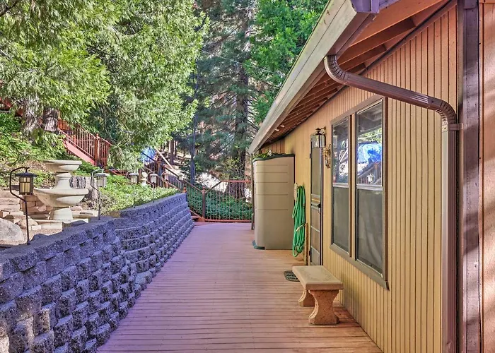 Deck W/ Forest Views: Quiet Twain Harte Cabin!