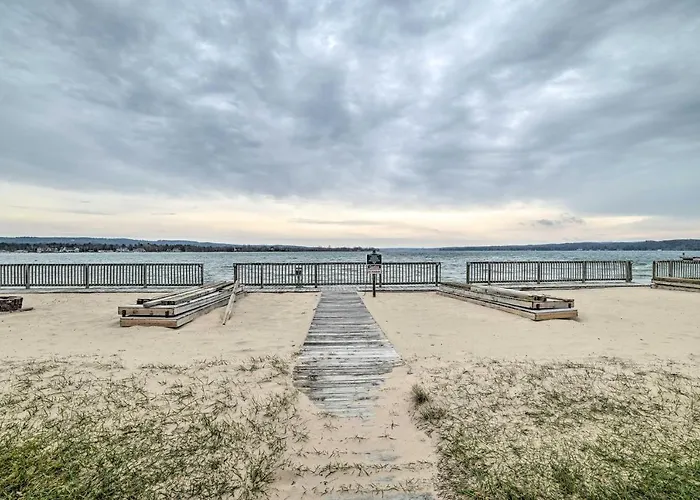 Updated Onekama Resort Condo On Portage Lake!