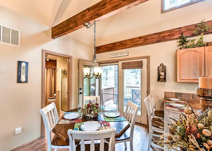 Relax Fireside! Peaceful Forest Haven In Prescott