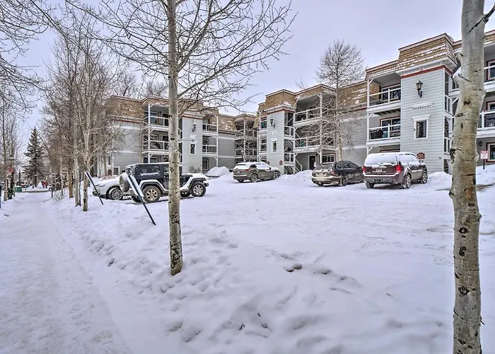 Walk To Lifts: Main Street Breck Condo W/ Mtn View