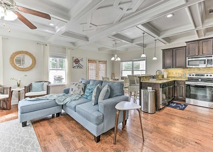 Half-Mi To Inlet Beach: Home W/ Grill & Fire Pit