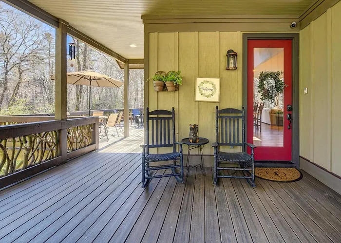 Lake Access + On-Site Creek: Lake Toxaway Home!