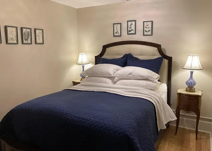 Pineapple House, Cozy Garden Apartment, City Center! Marble-Tiled Bathroom! Free Parking!