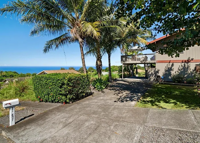 Halekii Sunset Beautiful 4 Bedroom Kealakekua Home
