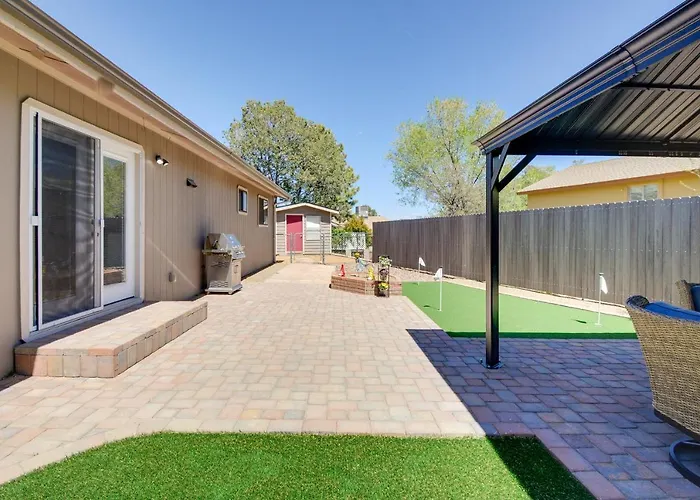 Putting Green & Patio: Central Prescott Home