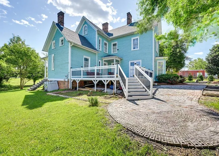 Grand Historic Home W/ Yard & Deck In High Point!