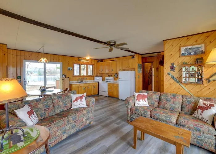 Lakefront Cabin W/ Private Dock & Beach!